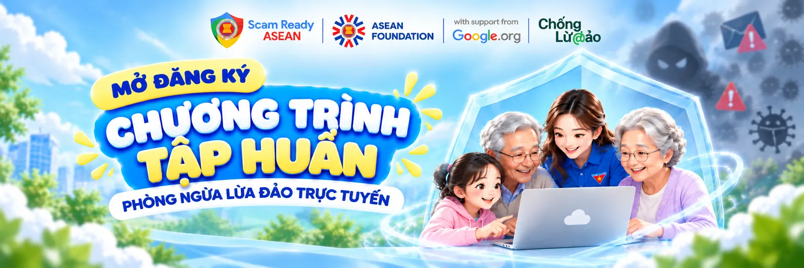 Mở đăng ký chương trình tập huấn phòng ngừa lừa đảo trực tuyến, Scam Ready ASEAN